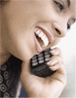 appointment reminder service girl on phone